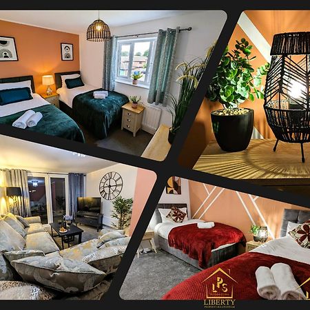 6 Guests * 4 Bedroom * Free Wi-Fi *Huntingdon Luaran gambar